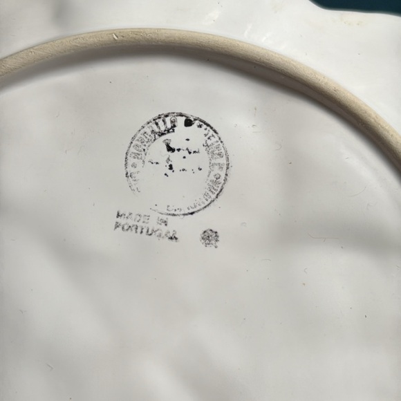 Bordallo Pinheiro vintage cabbageware majolica berry plate - Picture 4 of 5